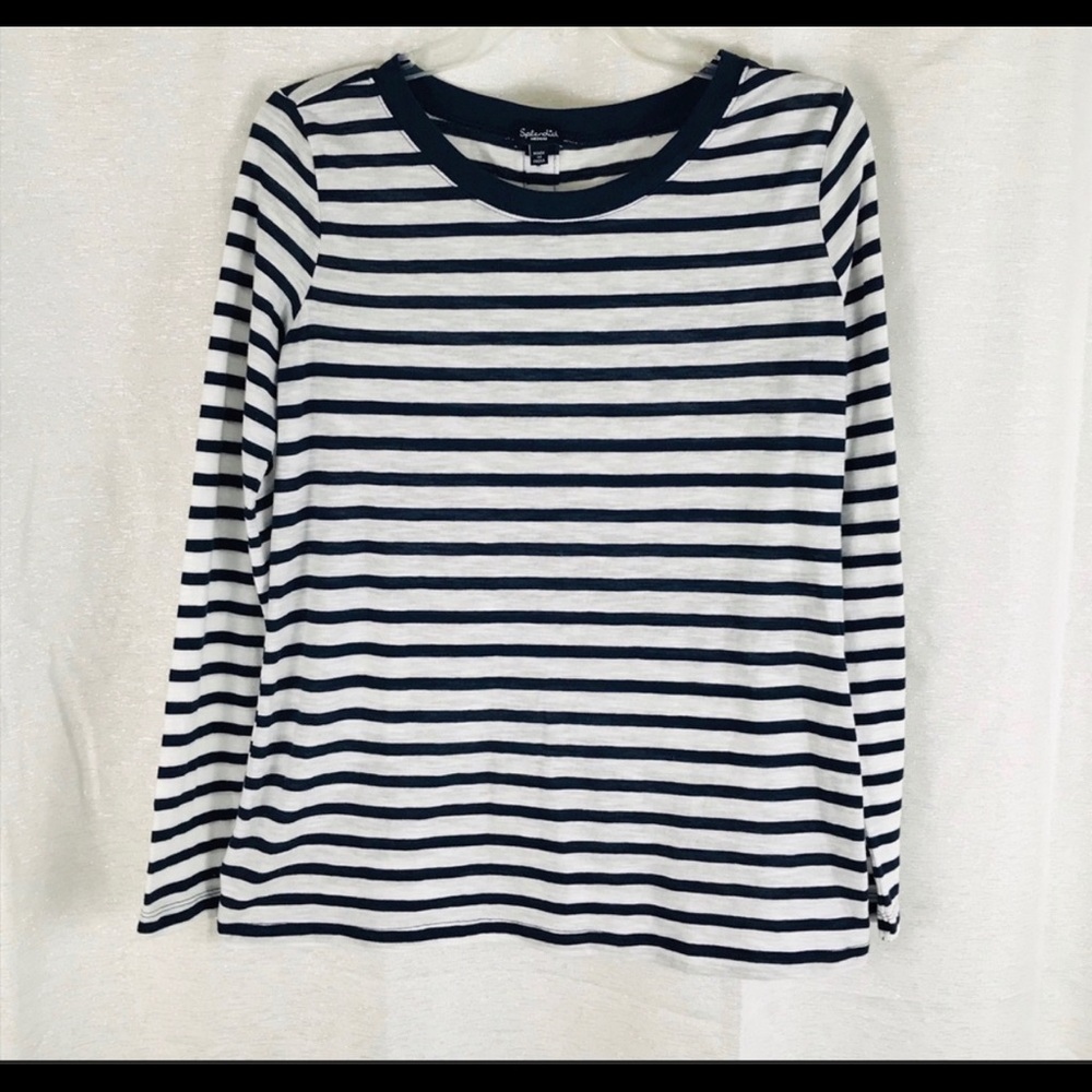 Splendid Cerine Stripes Button Down Back Top - image 7